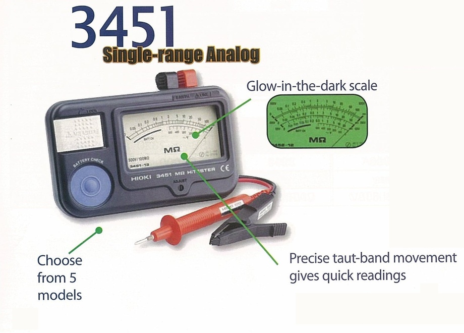 HIOKI 3451 single-range Analog