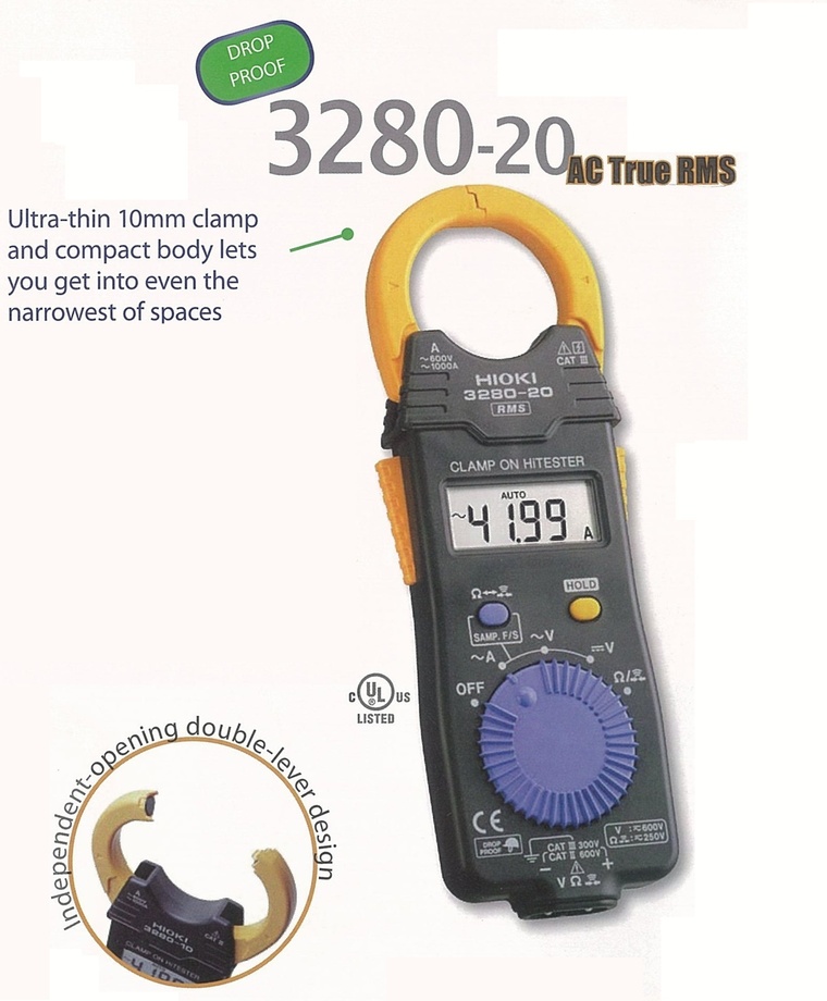 HIOKI 3280-20交流True Rms鉤表